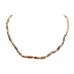Necklace Strand String Womens Beaded Women Jewelry Tigers Eye Stone Beads B128